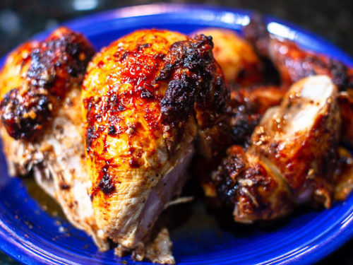 ギター bbqchicken cut-into-serving-sizes-next-