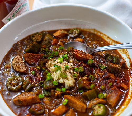 Chicken, Andouille, and Red Bean Gumbo — Our American Cuisine